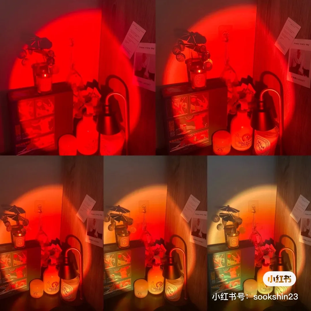 Tiktok Hot Sunset Lamp Projector Tall Led Sun New Model Dropshipping Sunset Lamp Proyector Night