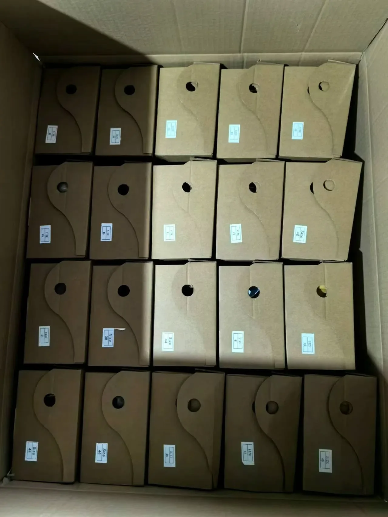 Packaging & shipping specifications