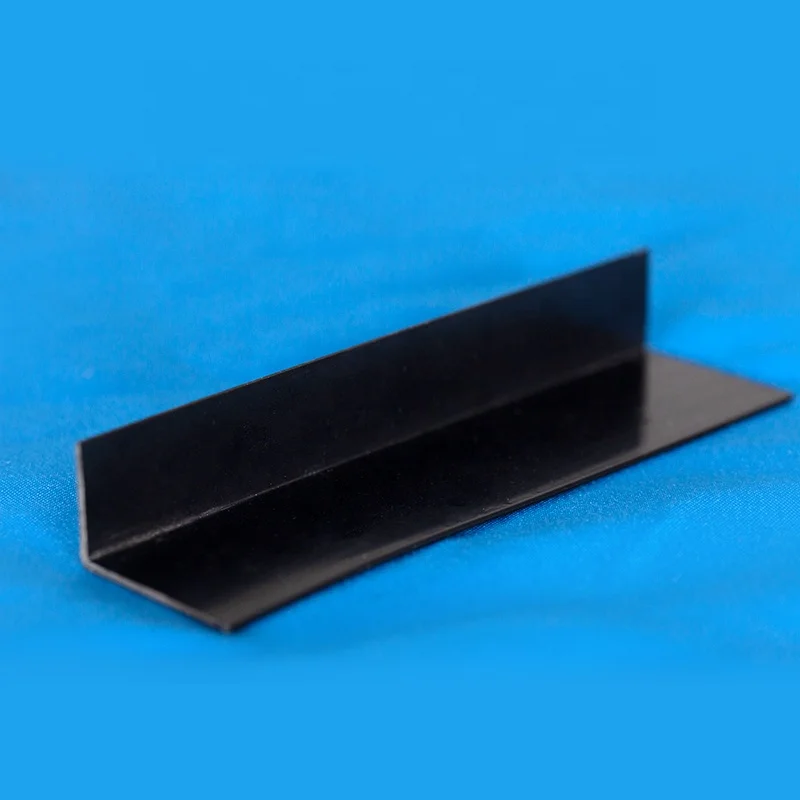 Right Angle L Shape PVC Corner Guard Tile Trim Edging for Flexible Rubber Floor Transition Strip Durable Plastic Border Trim