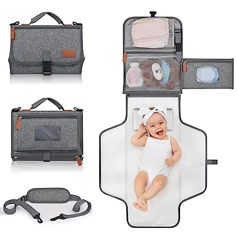 Portable Diaper Changing Pad for Newborns Smart Waterproof