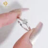14k+0.5ct piedra principal
