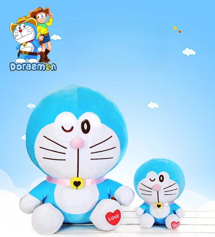 High Quality Multi Style Doraemon Comfortable Plush Toys Creative Doll Gifts for Girls Pillows Children's Sleeping Dolls