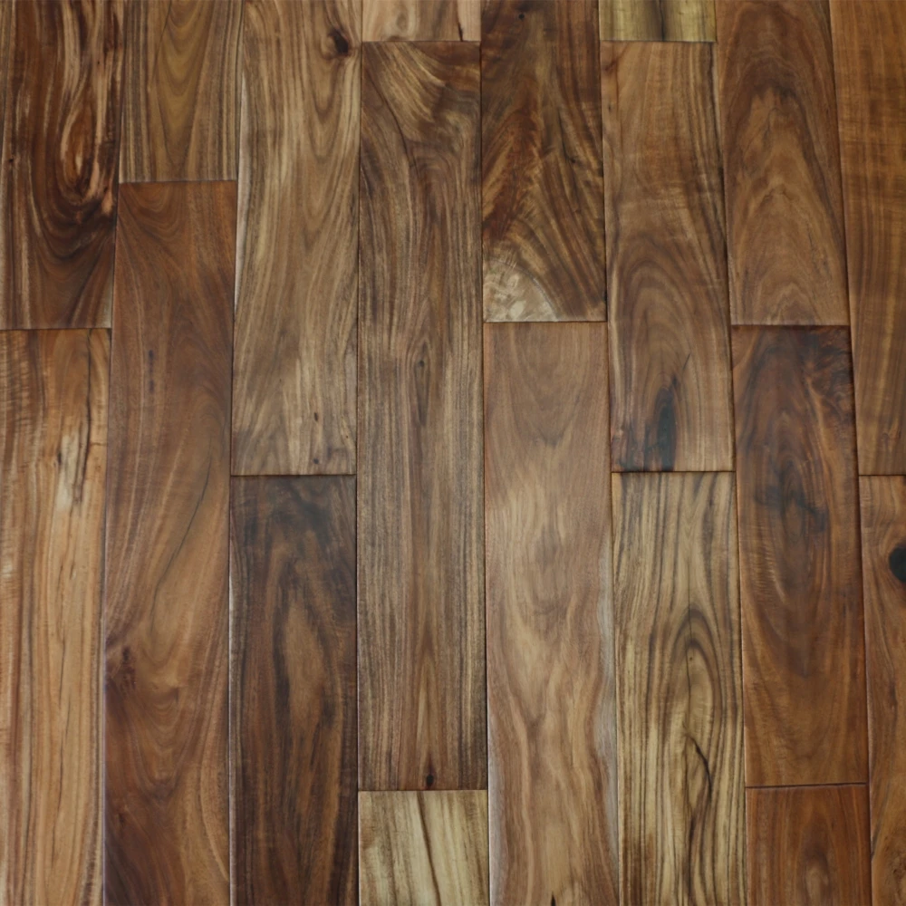 Luxury product! Acacia Solid Wood Flooring small leaf acacia wood ...