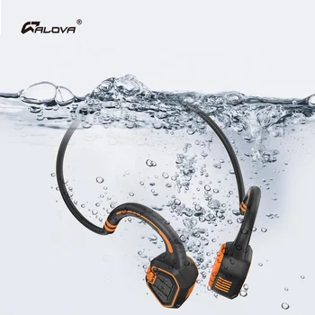 IP68 Waterproof Ear Wireless Mp3 Music Player Bone Conduction Headphone Earphone For Swimming