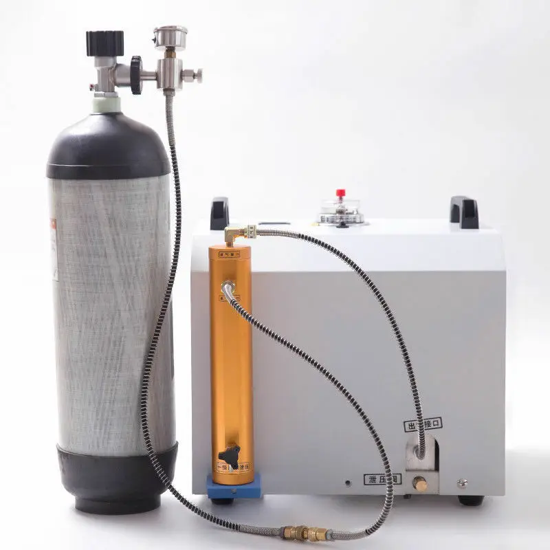 Factory New Condition High-Pressure PCP Pump Air Compressor Oil Water Separator Quick Disconnect Male Female Hose Air Filter