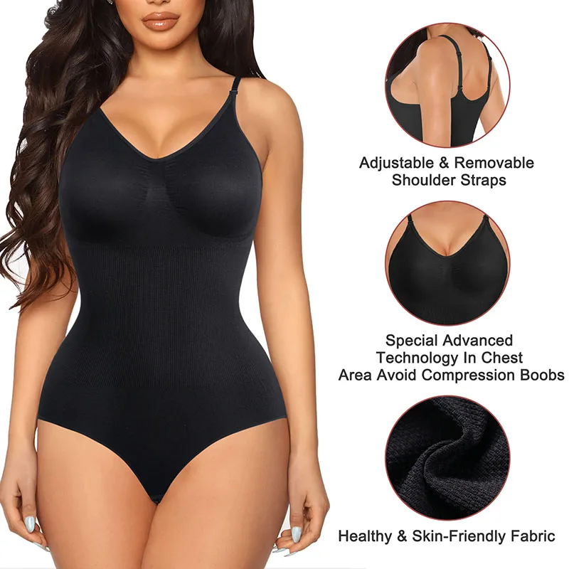 Brabic Shapewear Slimming Sculpting Bodysuits For Women Tummy Control
