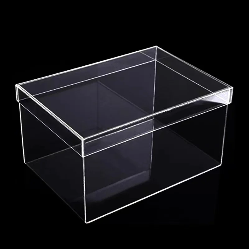 Clear Square Acrylic Organizer Storage Containers Acrylic Poker Card