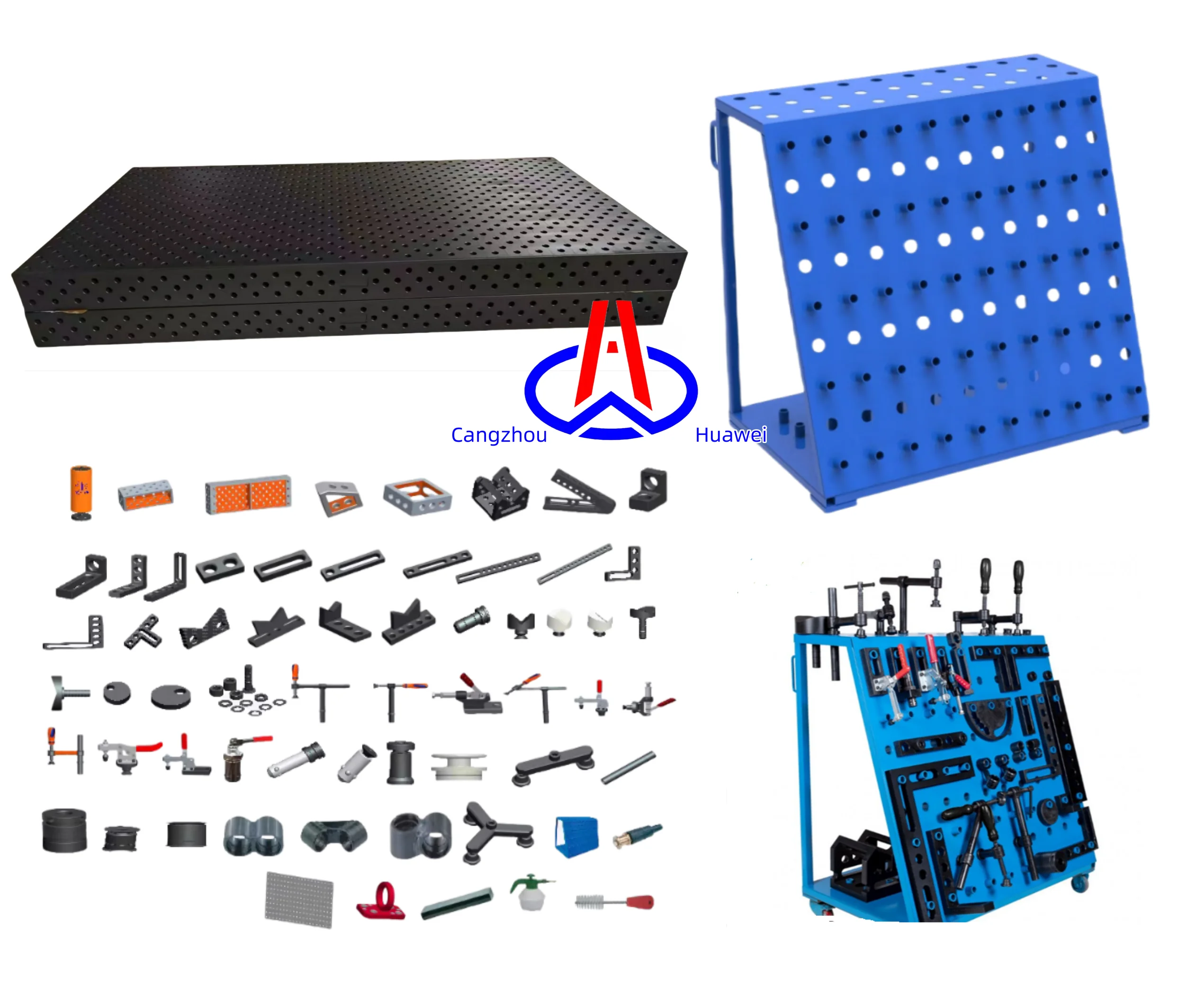 3d Cast Iron Machine Welding Working Inspection Table