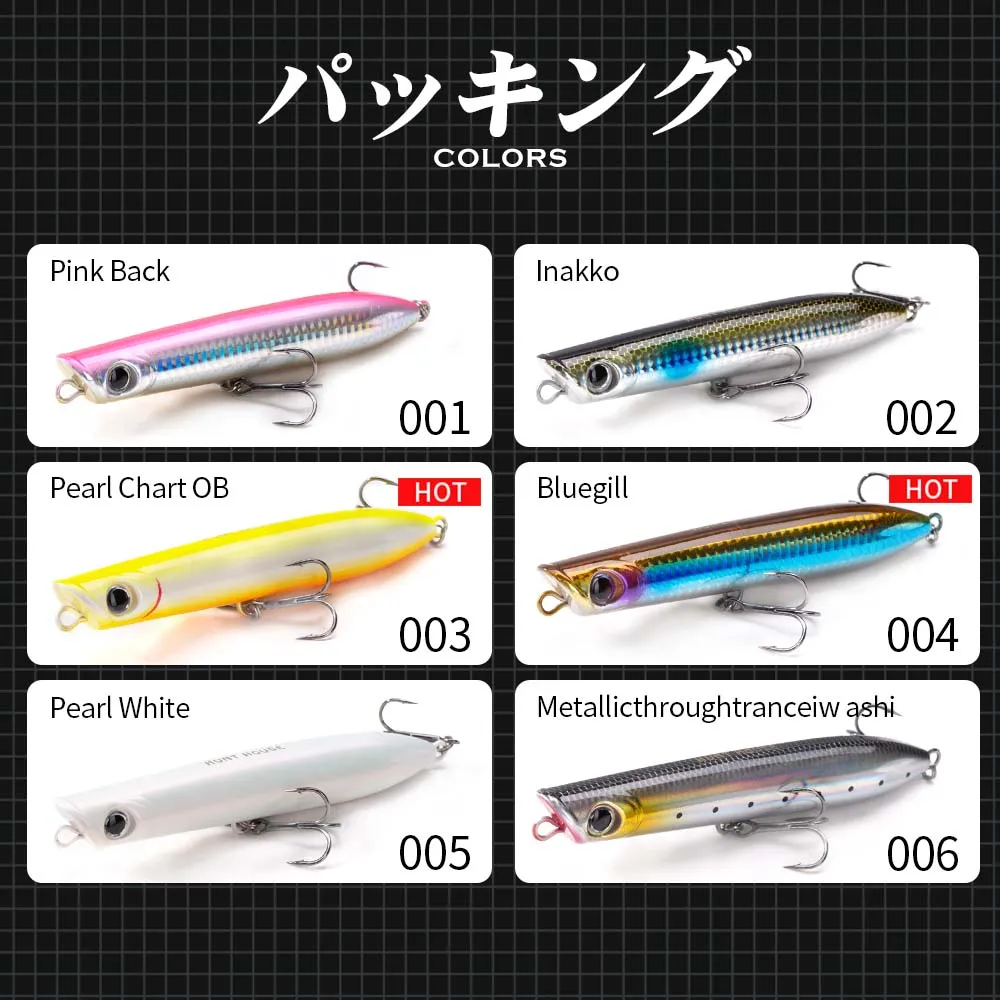 Leurre de surface tackle house realis pencil popper