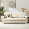 Beige + velours glacé et neige Tissu + 3 places