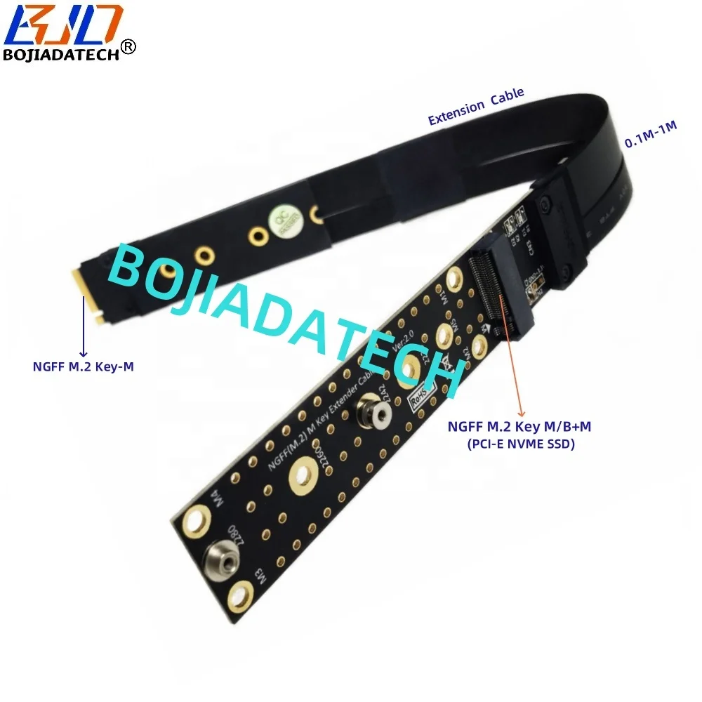 Câble Extension NFHK 2230 NGFF A+E Vers NVME M-key - Pour SSD Ordinateur Portable 2280