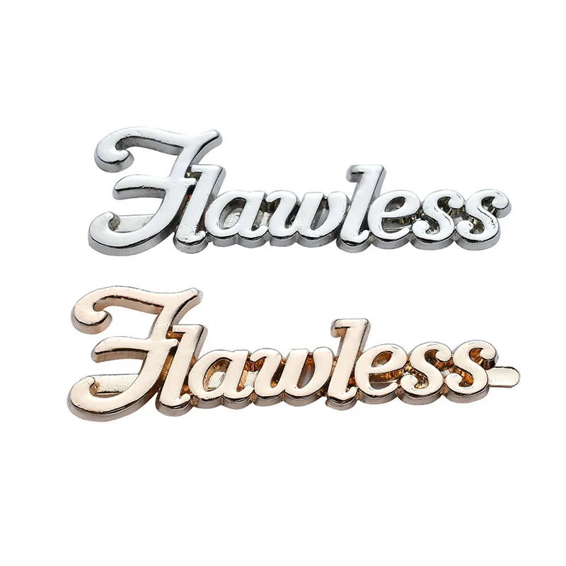 Customized Logo Metal Labels Zinc Alloy Garment Trademarks Tags Metal Accessories Tags for Clothing