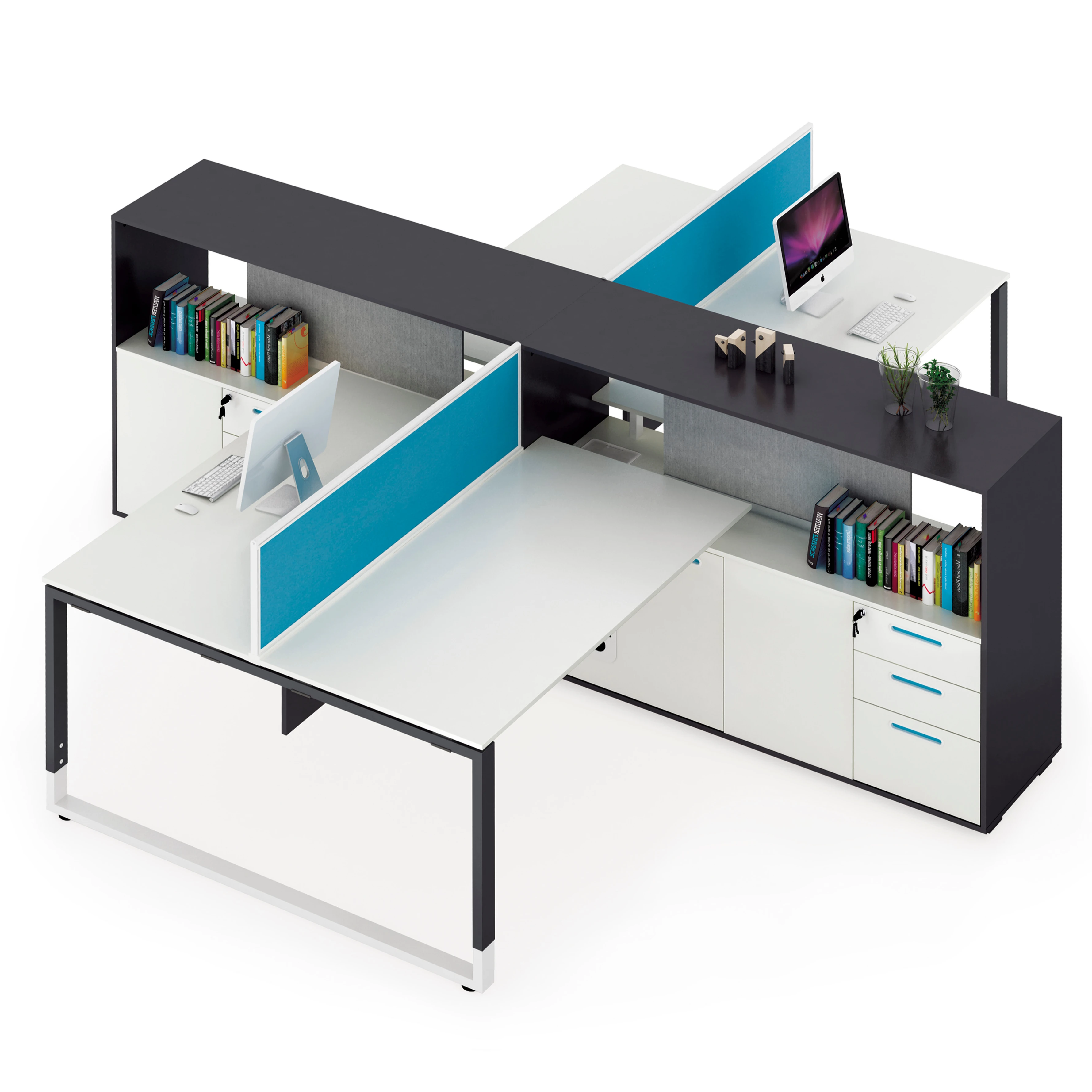 2018 Latest Office Table Designs Office Partition Workstations Desk  Furniture Standard Office Desk Dimensions - Buy Latest Office Table Designs, Office Partition,Standard Office Desk Dimensions Product on 