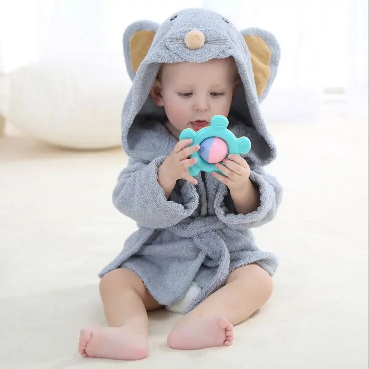 Moco Offre Speciale Mignon Dessin Anime Gris Souris Bebe Nouveau Ne A Capuche Bain Et Spa Peignoir Pour 0 24 Mois Bebe Buy Peignoir A Capuche Pour Bebe Peignoir Pour Bebe Peignoir Pour Enfants