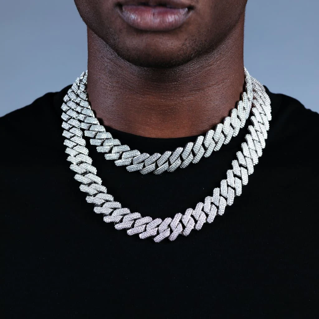 Luxury Men Gold Silver Color Watch Hip Hop Watch & Bracelet & Necklace  Combo Set Ice Out Cuban Watch Hip Hop | Samuels Jewelers