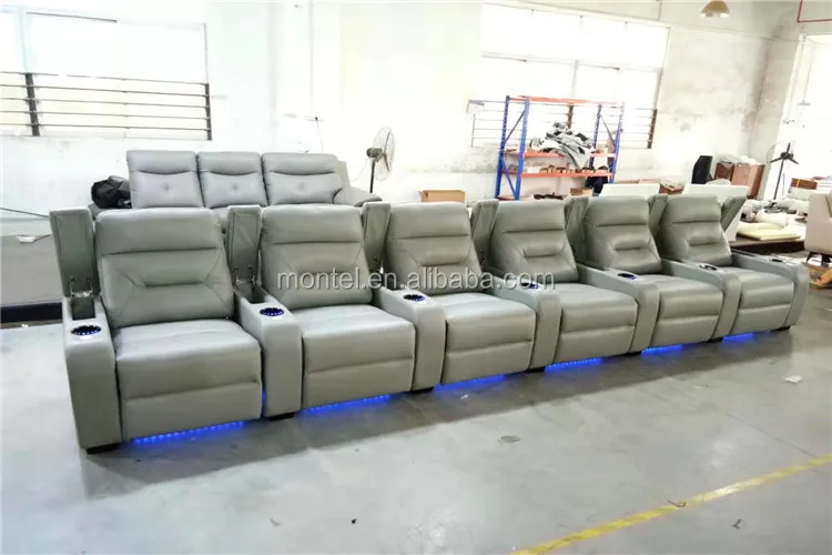 Montel 4 Seater Electric Cinema Sofa Home Theater Seating Furniture