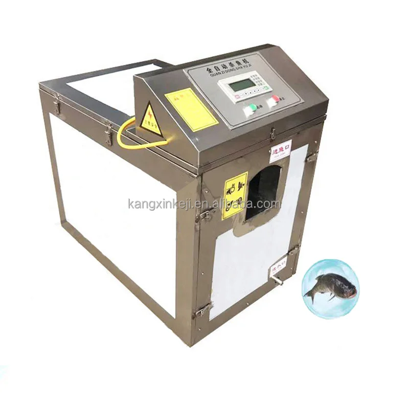 Automatic Gut Removal Fish Gutting Scaling Cleaning Scale Machine