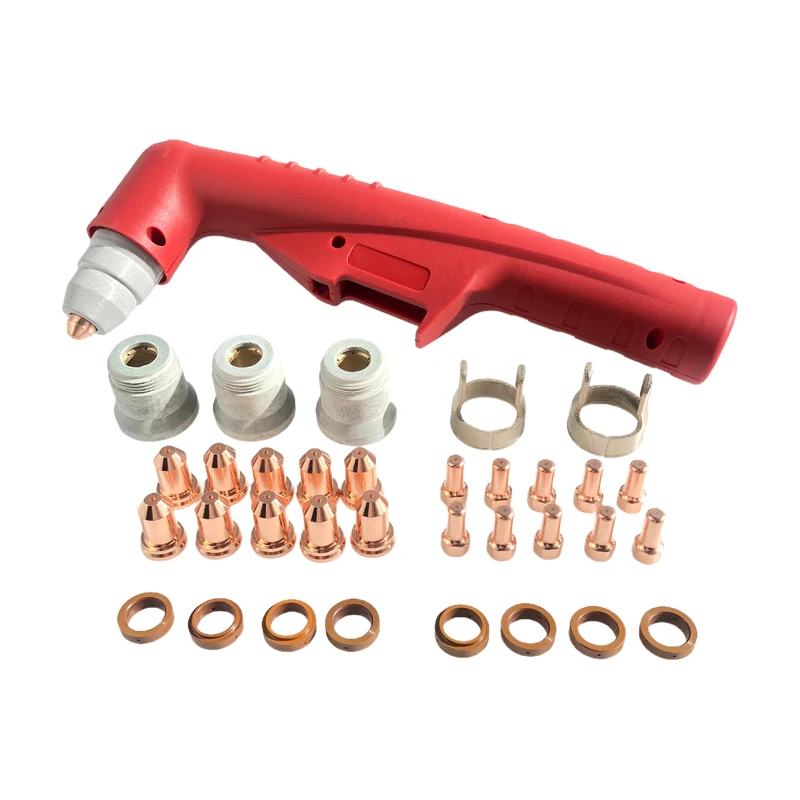 CNC Plasma Cutter Torch 09810 – Vertical 180° Non-HF Head For PT-80/IPT80/PTM-80, IP54 Anti-Collision, Double Insulation