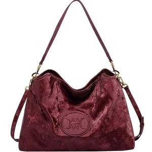 Women's Luxury PU Tote Handbag Large Capacity New Senior Design with Fashion Style Canvas Lining Zipper Closure for Summer