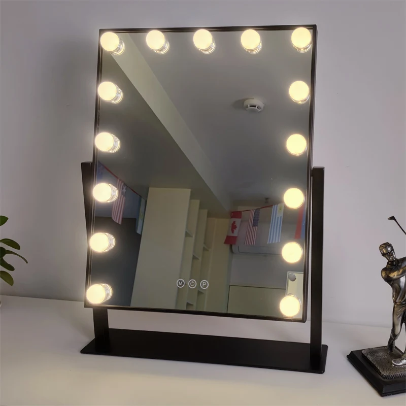 Stanhom Table Hollywood Makeup Vanity Mirror With 15 Light Bulbs Buy