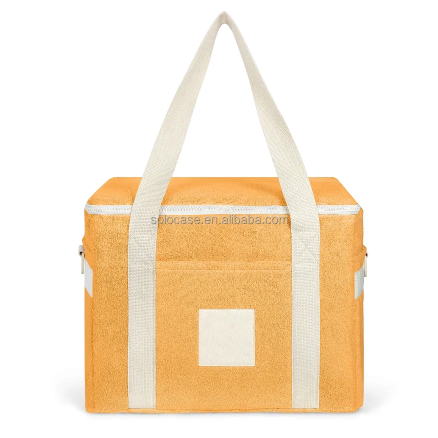 Custom Terry Soft Insulated Cooler Bags