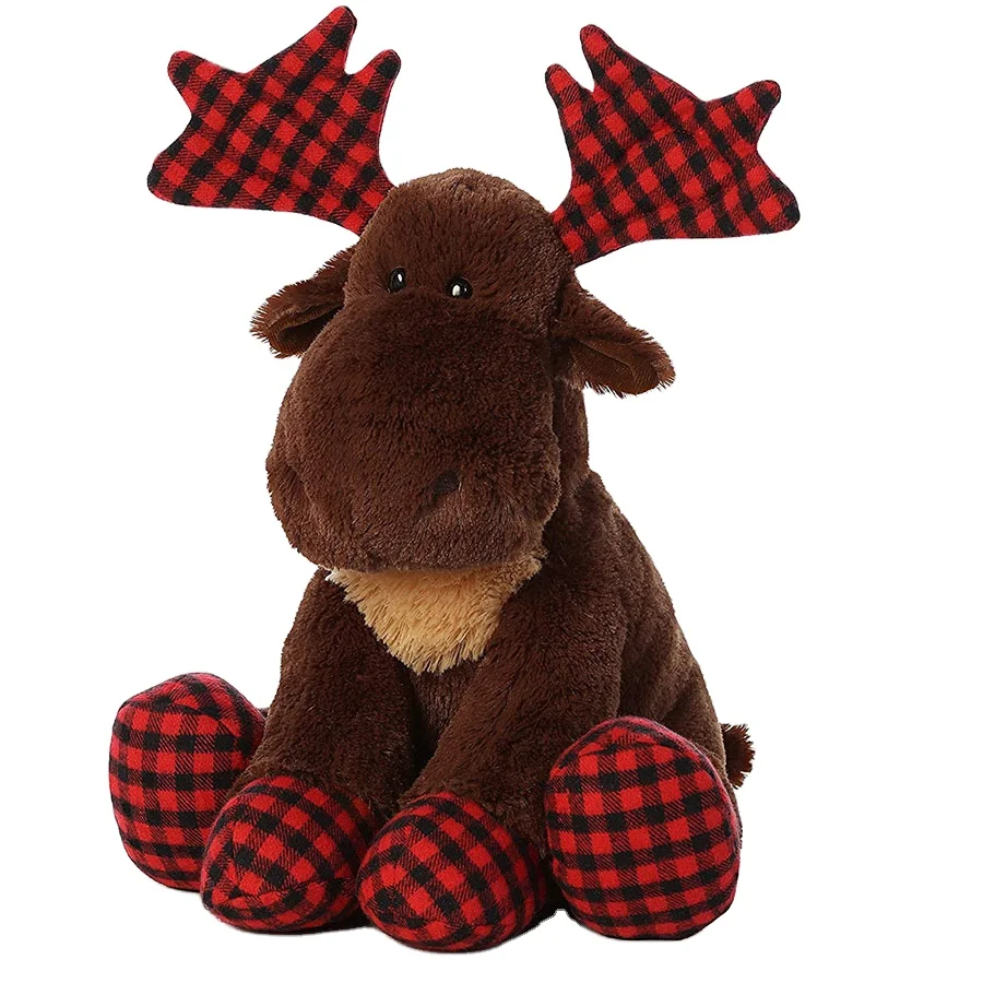 lumberjack moose stuffed animal