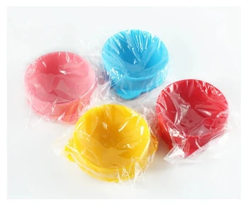 reusable non-stick folding waxg hair removal wax warmer pot 500ml silicone waxing bowl for melting