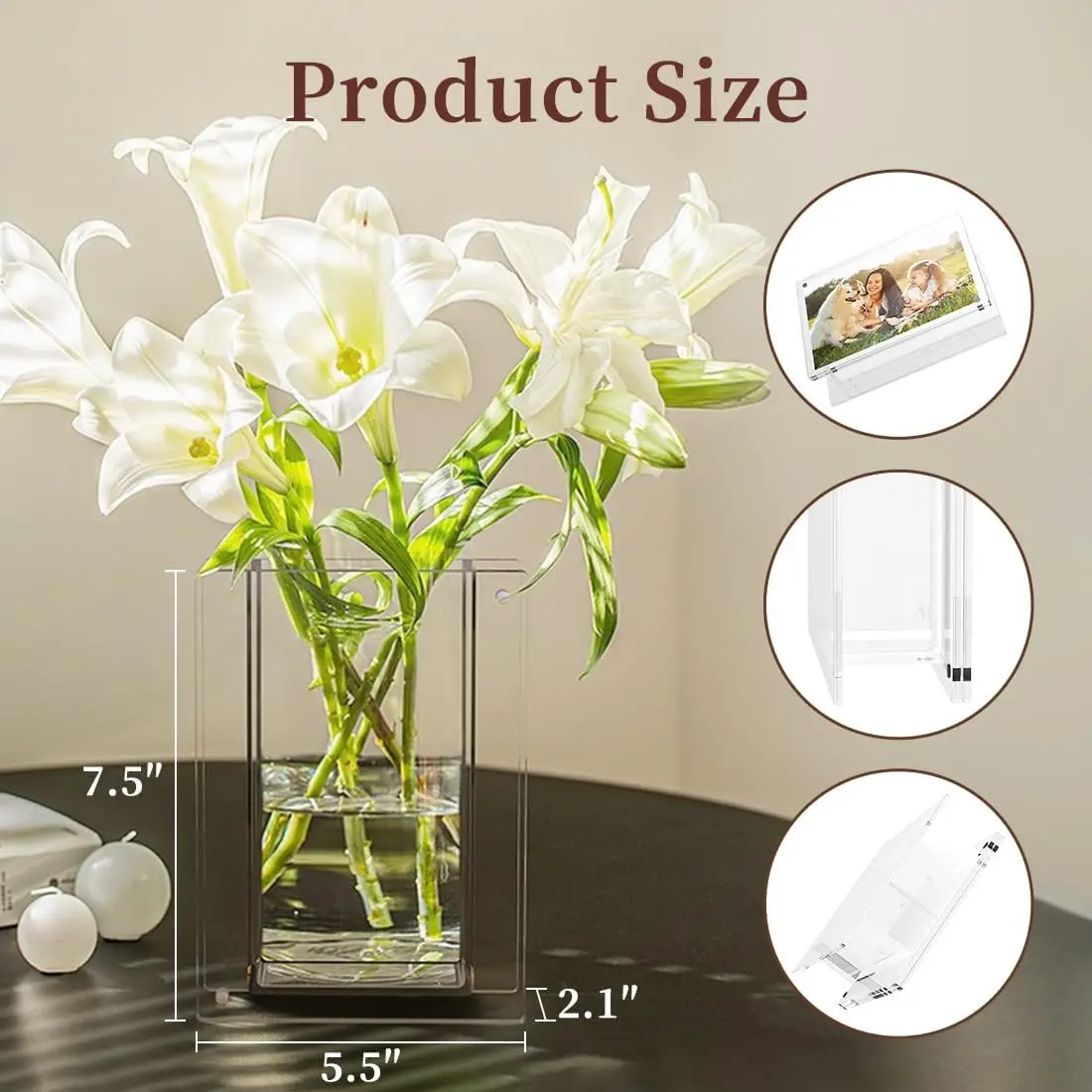 FLAT FURNITURE　Frame flower vase　おまけ付き FLAT FURNITURE