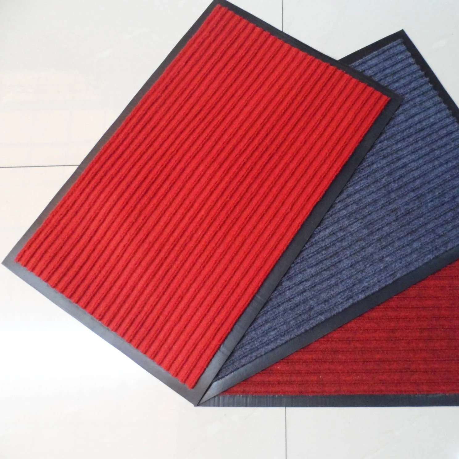 Waterproof PVC Carpet Tiles Non-Slip Carpet Floor Tiles High-Grade Fire-Rated Carpet Squares Easy DIY for Office,Gym,Living Room