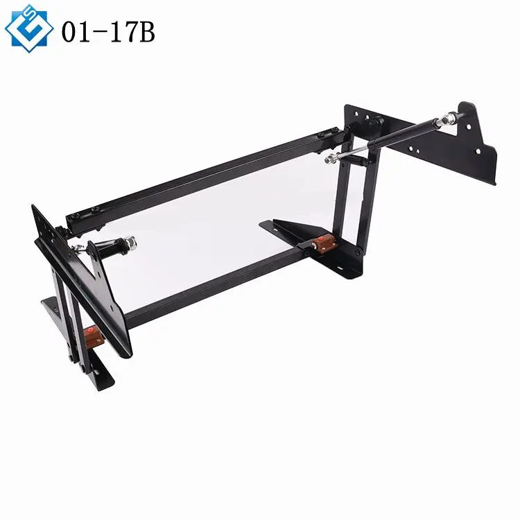 Saving Space Extension Laptop Table Part With Hinged Storage Furniture Diy Elevator Coffee Table With Sofe Lock Mechanism