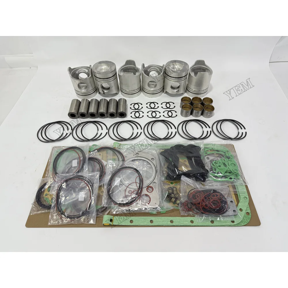 For Mitsubishi 6D20 Piston and Rings With Gasket Set Engine Parts 4