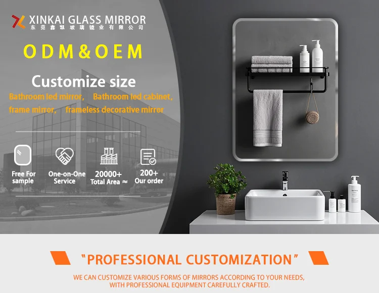 product wholesale oval bathroom mirror  wall hanging hd bedroom mirror for  home or hotel-0
