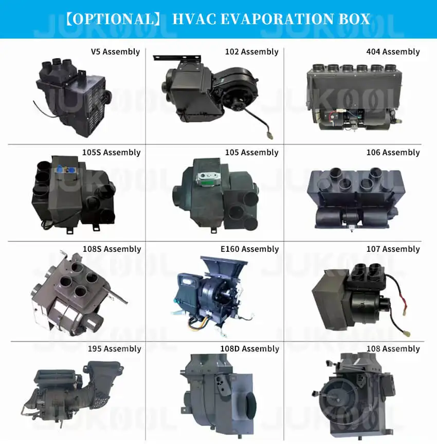 12/24/60 Volt Ev Heater And Air Conditioner 12v/24v/60v Dc Air