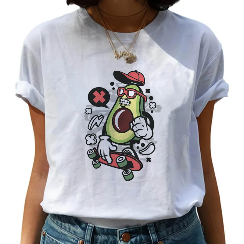 camiseta aguacate mujer