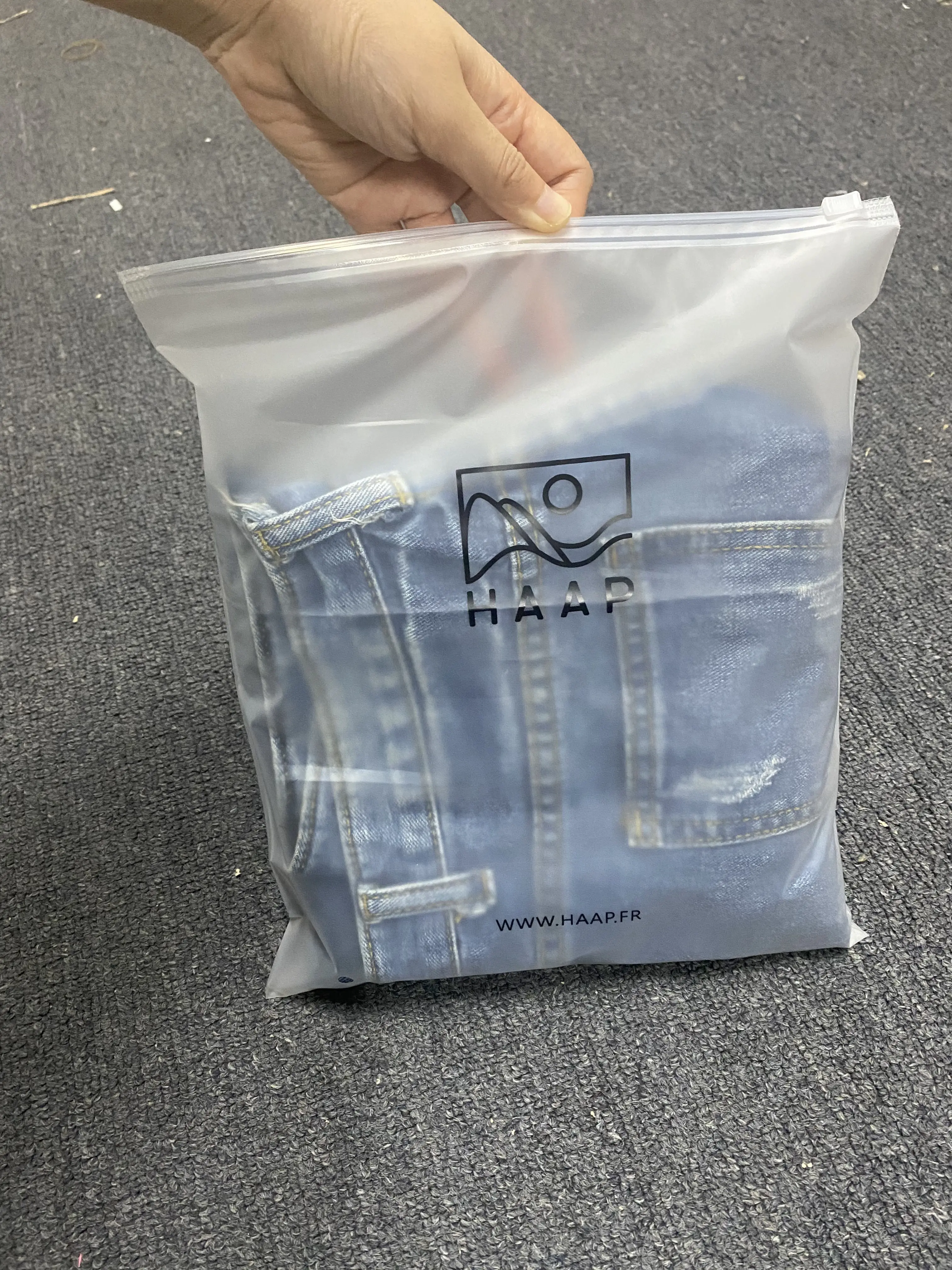 50pcs 0.2mm Small Plastic Bag Frosted Zipper Bags Clothing Christmas  Wedding Packaging Gift Bags For Ziplock Plastic Storage Bag