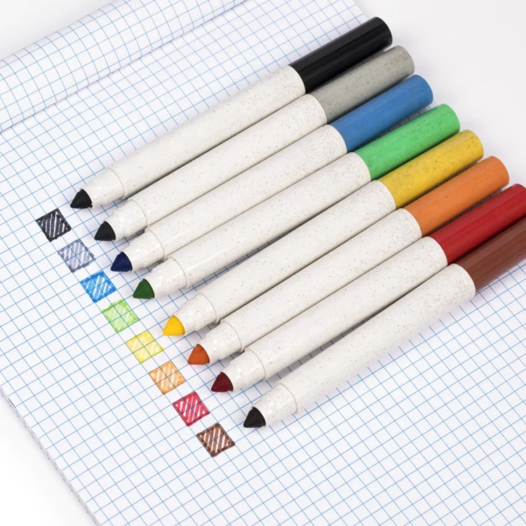 Premium 8 colors Dry Erase 6mm Liquid Chalk Marker with Dual reversible tip for LED Writing Board Glass and Window