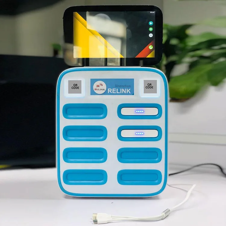 
8 портов портативная внешняя батарея для аренды зарядное устройство для телефона с общим доступом внешний аккумулятор зарядная станция 