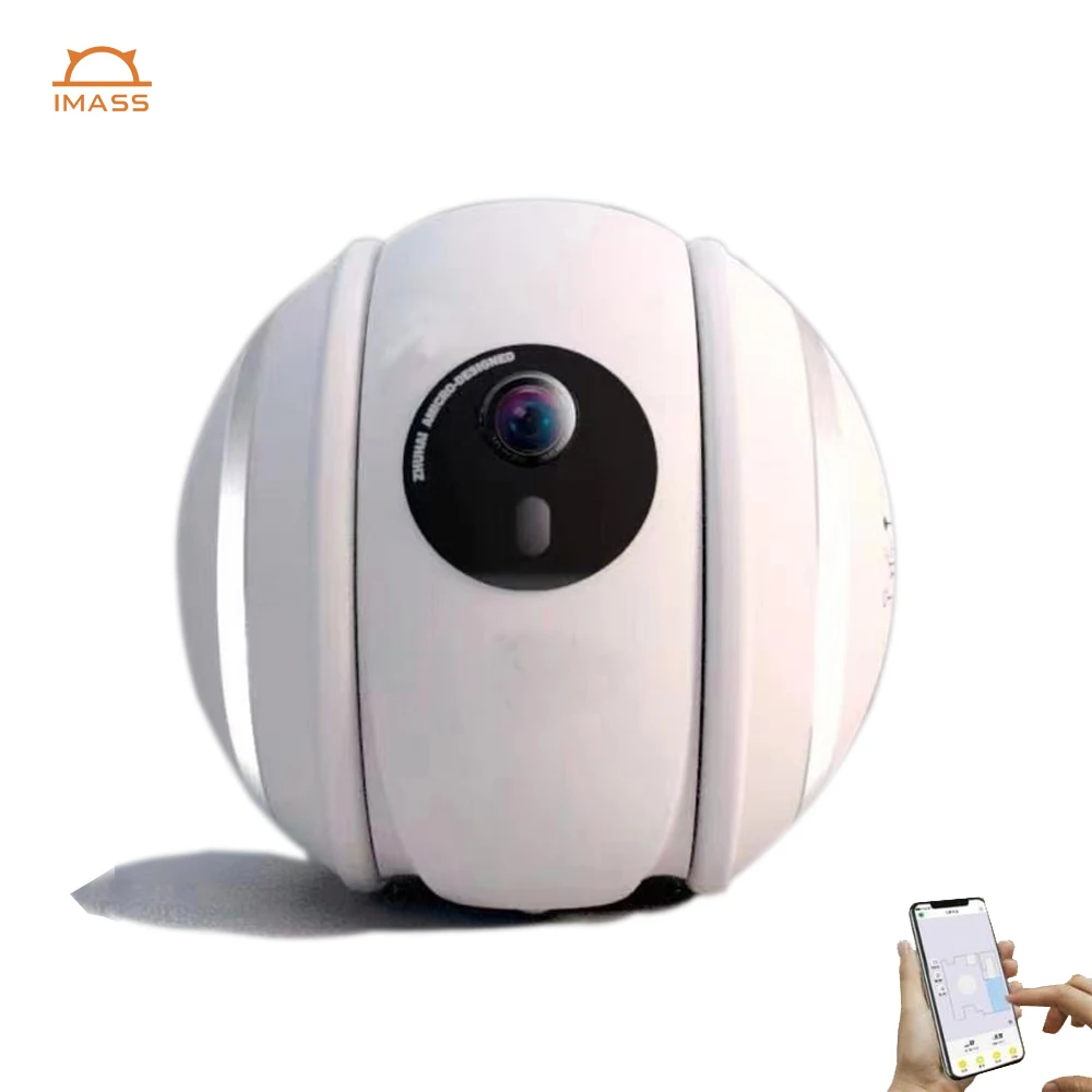 Interactive HD Camera Pet Toy for Dogs and Cats Automatic Silicone Rubber Pet Mate Robot Ball Funny Style Video Communication