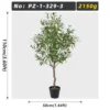 Artificial Olive Tree 110cm Medium Potted Faux Olive Plant