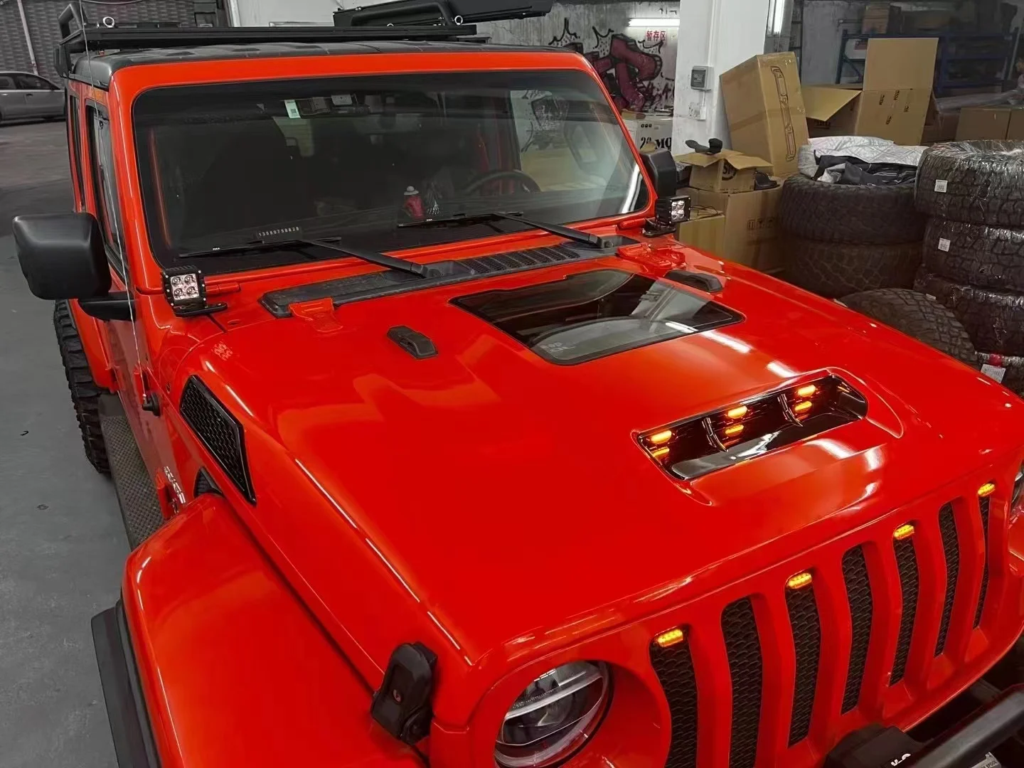 Spedking Hot Sales 4x4 Hood Car Offroad Auto Accessories Car