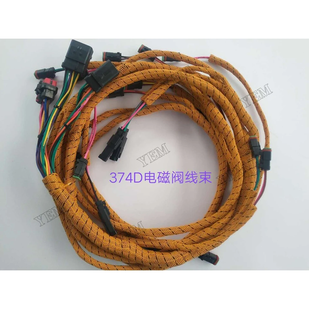 Solenoid Valve Wiring Harness for Caterpillar 374D Universal Engine Parts 2