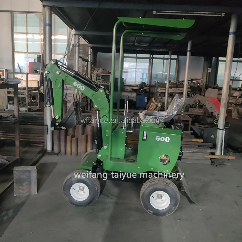 360 Degree EPA CE Approved 9hp Engine Small Towable Backhoe