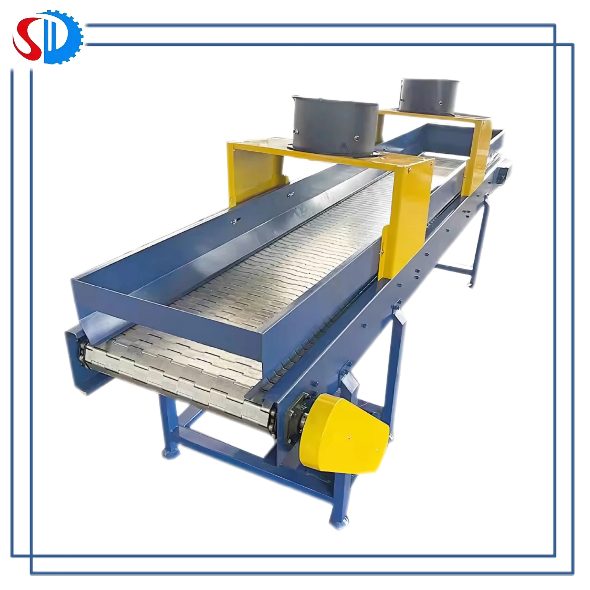 Continuous Leaves Material Food Dehydrator Conveyor Drying Machine ...