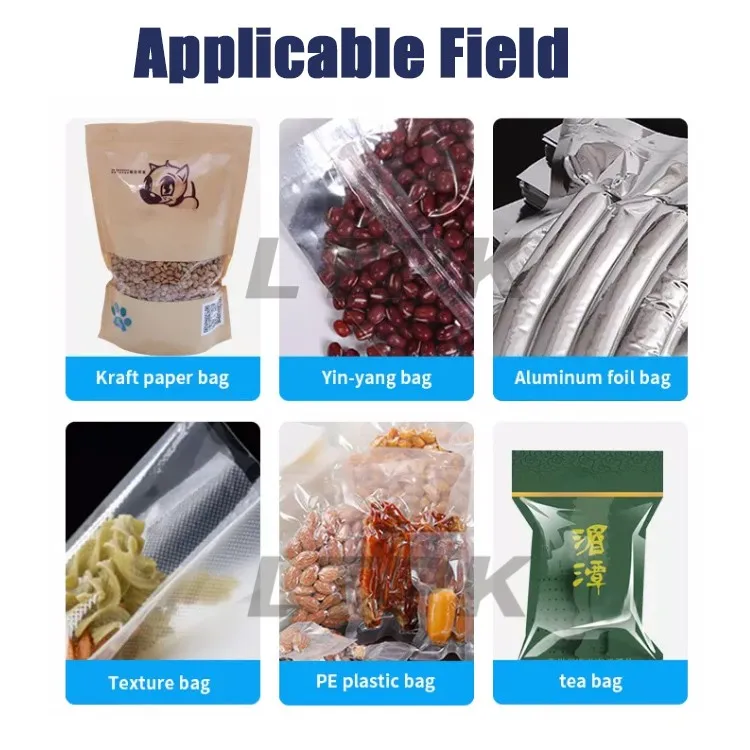  FR900 Painted Body Horizontal Continuous Band Sealer Machine Plastic Bag Foil Pouch Craft Bag Heating Sealing Machine