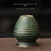 Kiln-changed spiral chasen-moss green