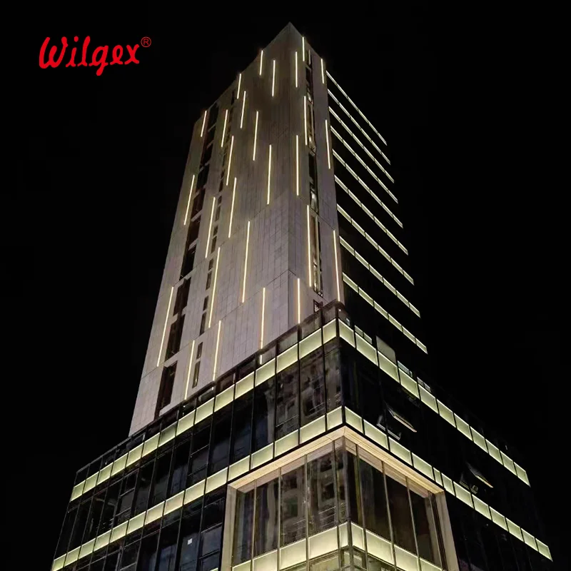 Outdoor Building Lighting Neon Strip Light Supplier Hotel Facade Decoration Neon LED Strip Flex Pixel RGBIC Addressable Neon LED