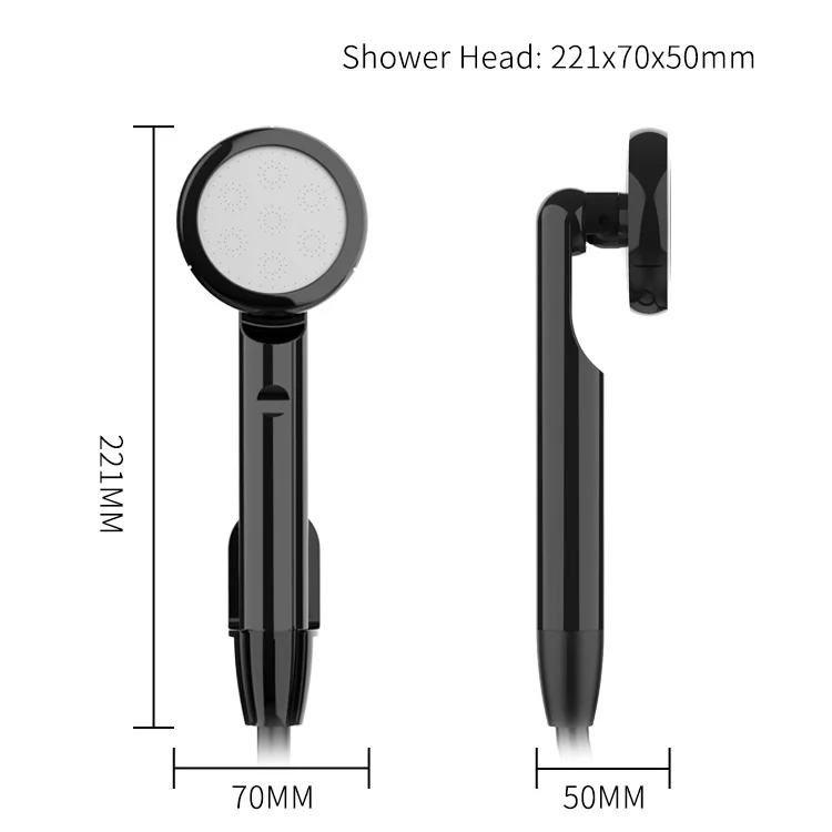 Portable Shower Rechargeable Outdoor Shower with Power & Water Temperature Display Prefect for Plants Watering Outdoor Living manufacture
