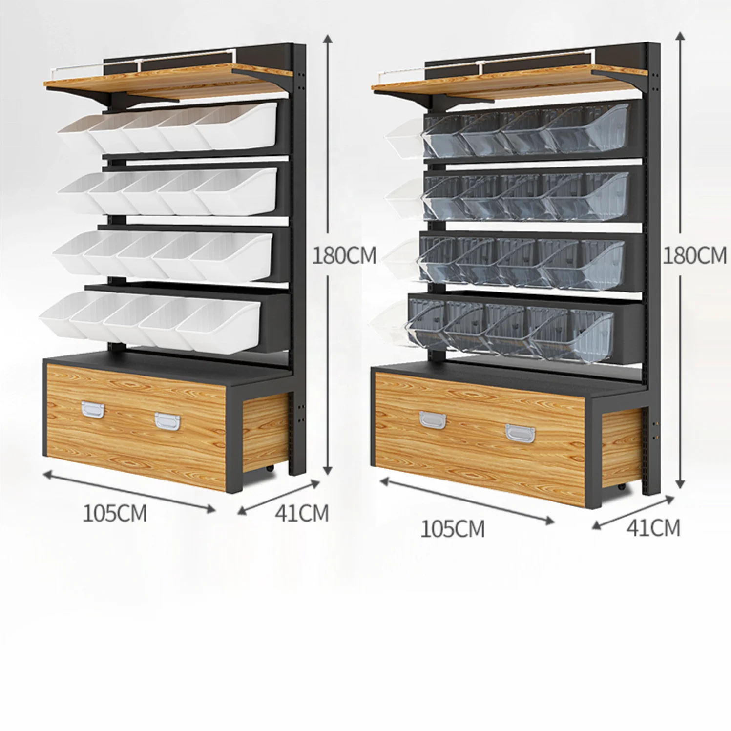 Grocery Store Metal Supermarket Shelves Lozier Gondola Shelving Retail