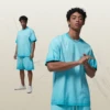 Water wash peacock blue