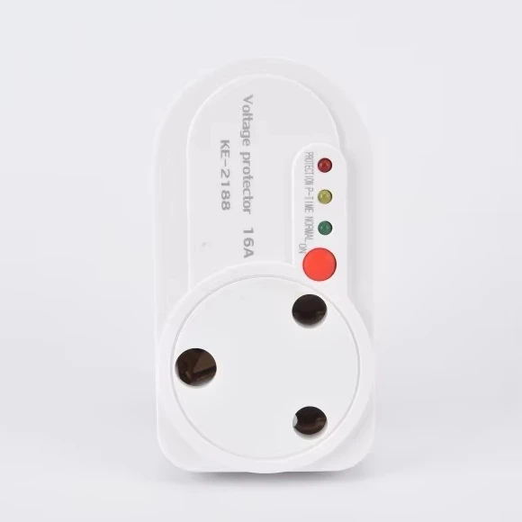 KECN 10 Years Factory Provides High-quality Compact Voltage Protectors and Refrigerator protection South African Socket